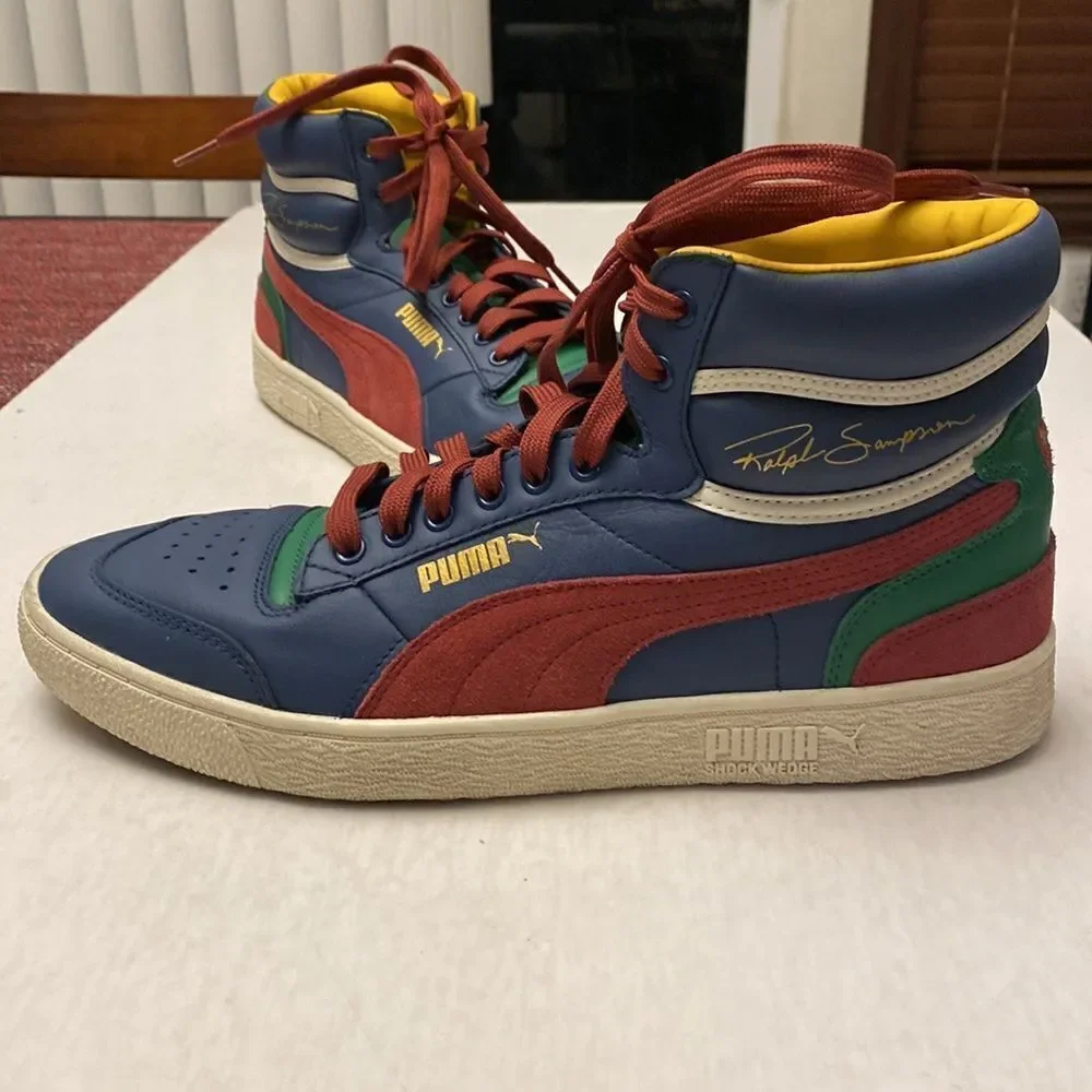 PUMA Ralph Sampson Men’s Mid BHM Shoes 374684-01 Size 10.5 US